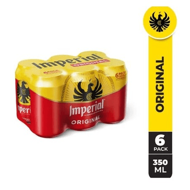 Cerveza Imperial Lata 350 ml 6 ud