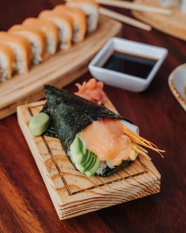 Temaki de Salmón