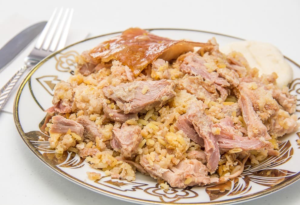 Lechona  Plato 350gr