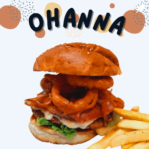 Ohanna Burguer + Papas