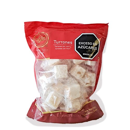 Turrones de Coco y Maní 250 g