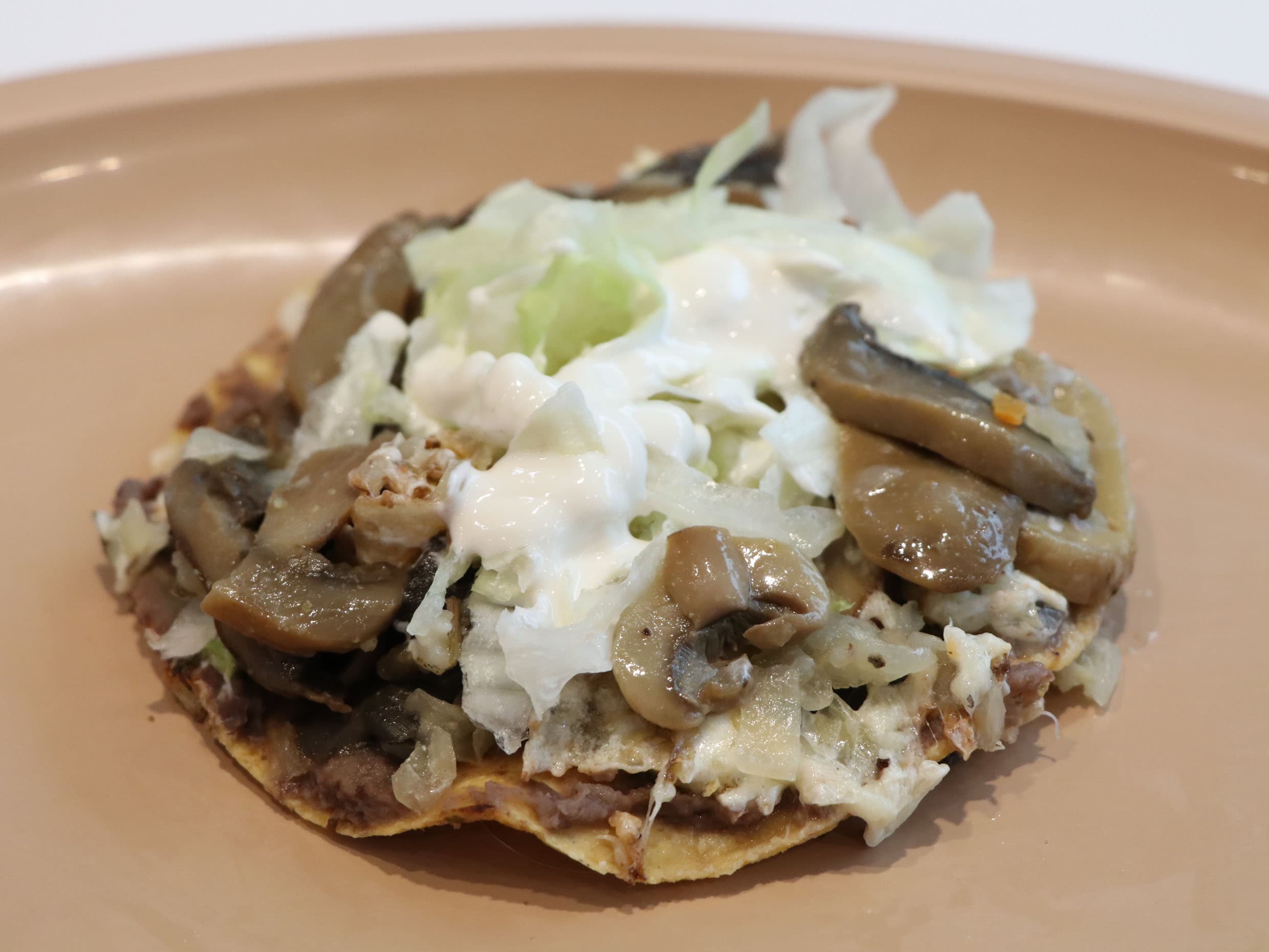 Tostada de Champiñones