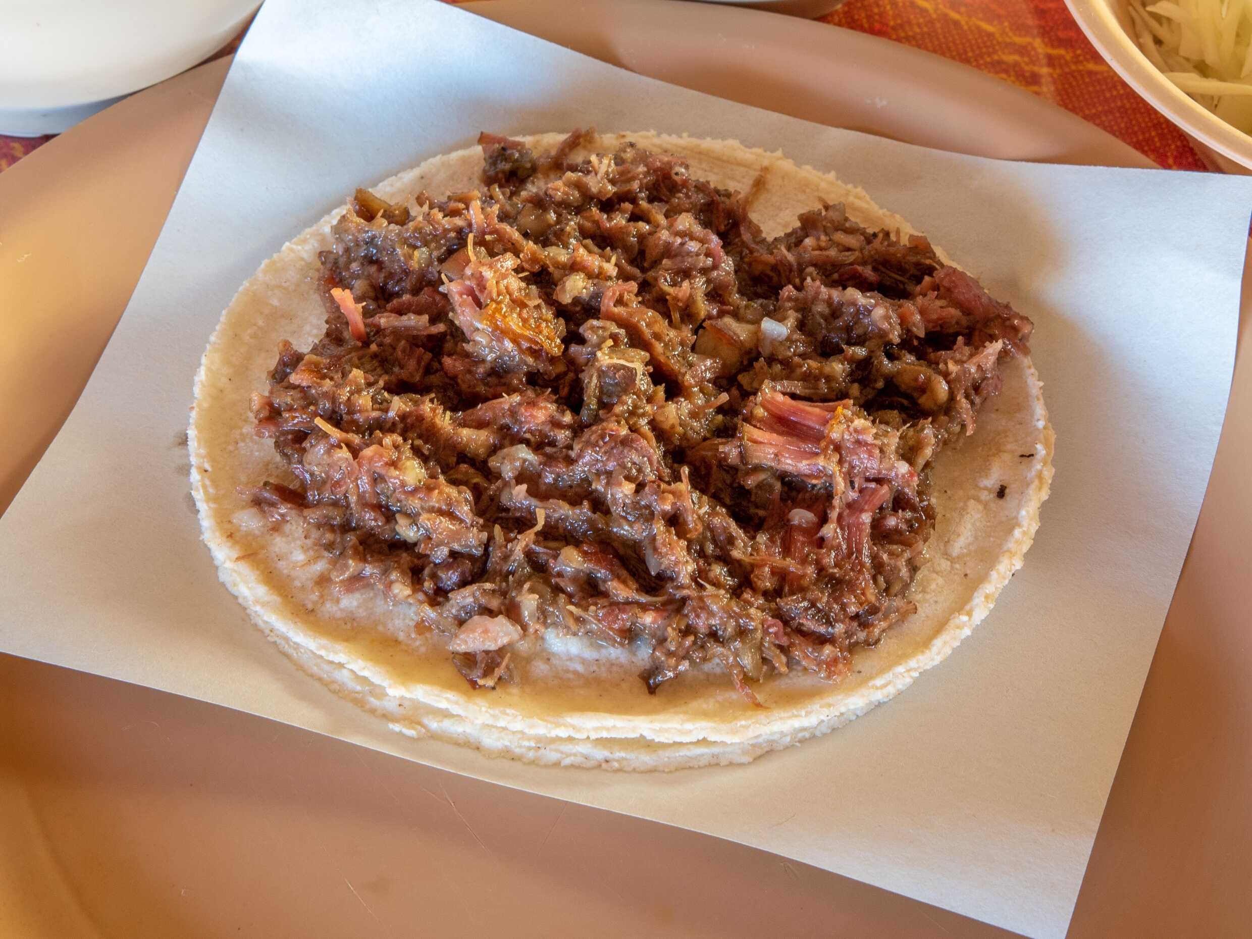 Taco de cabeza