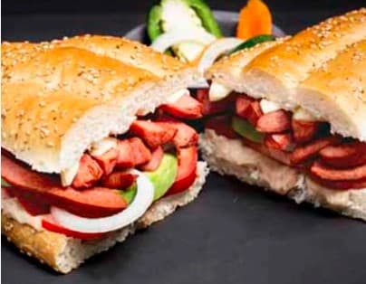 Chapata de salchicha