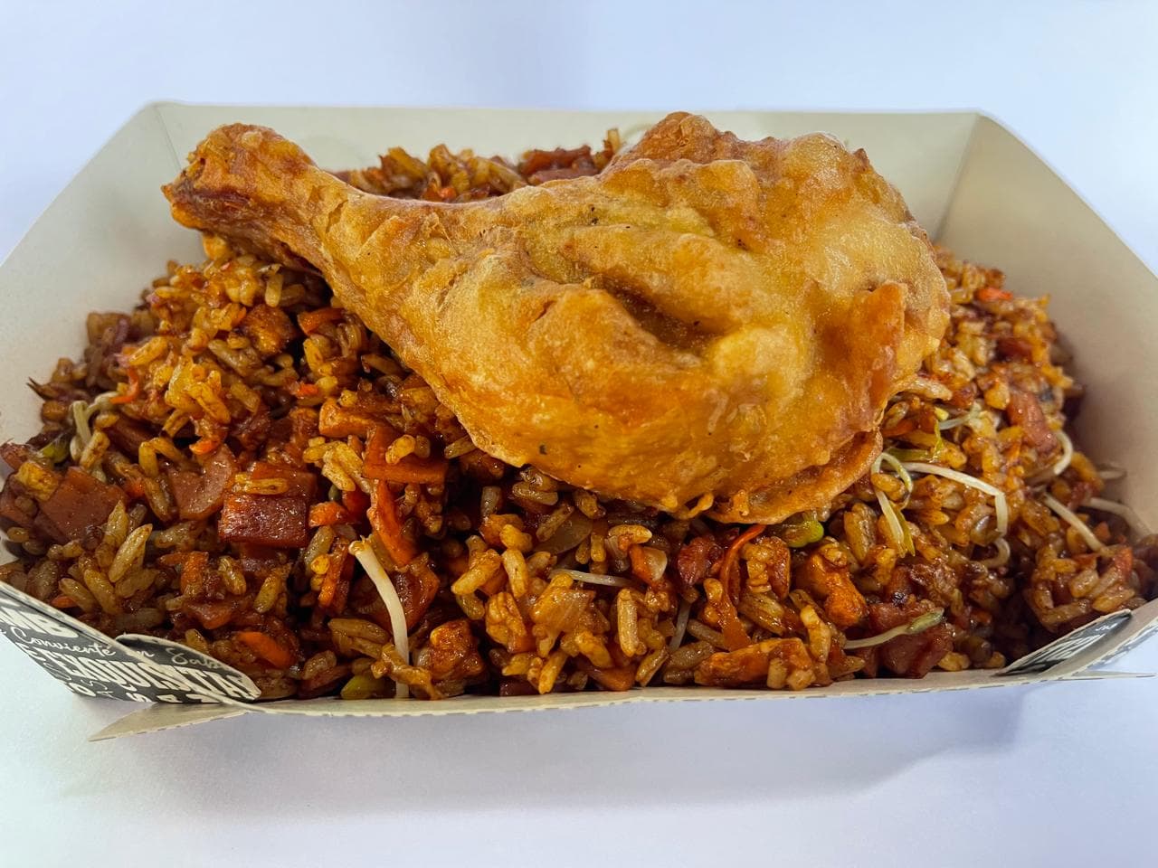 Arroz de Jamon + Pollo Frito + Gaseosa