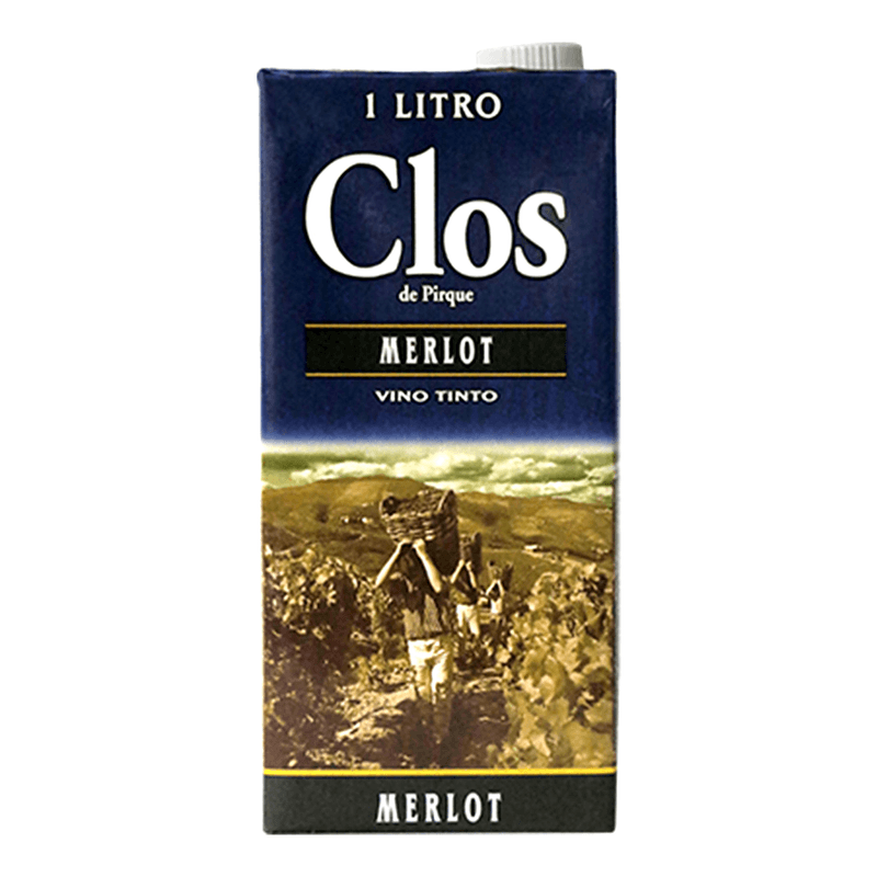 Vino Clos De Pirque Merlot Chile Tetra Pack 1 l