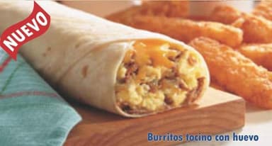 Egg Burrito Machaca Holandesa y Huevo