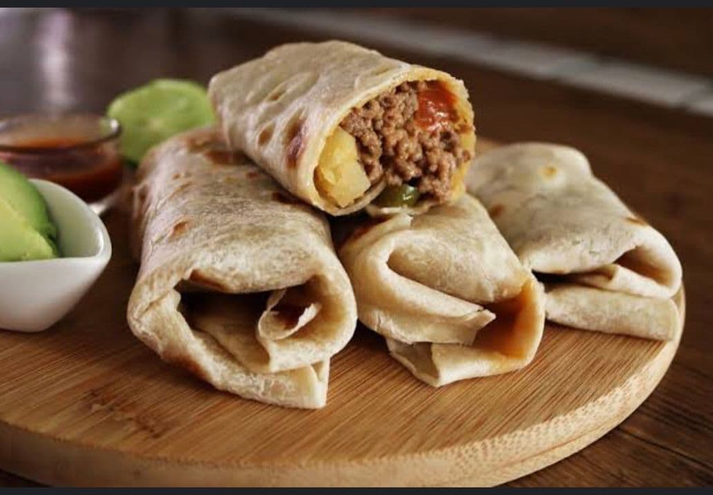 Burritos con Té Helado
