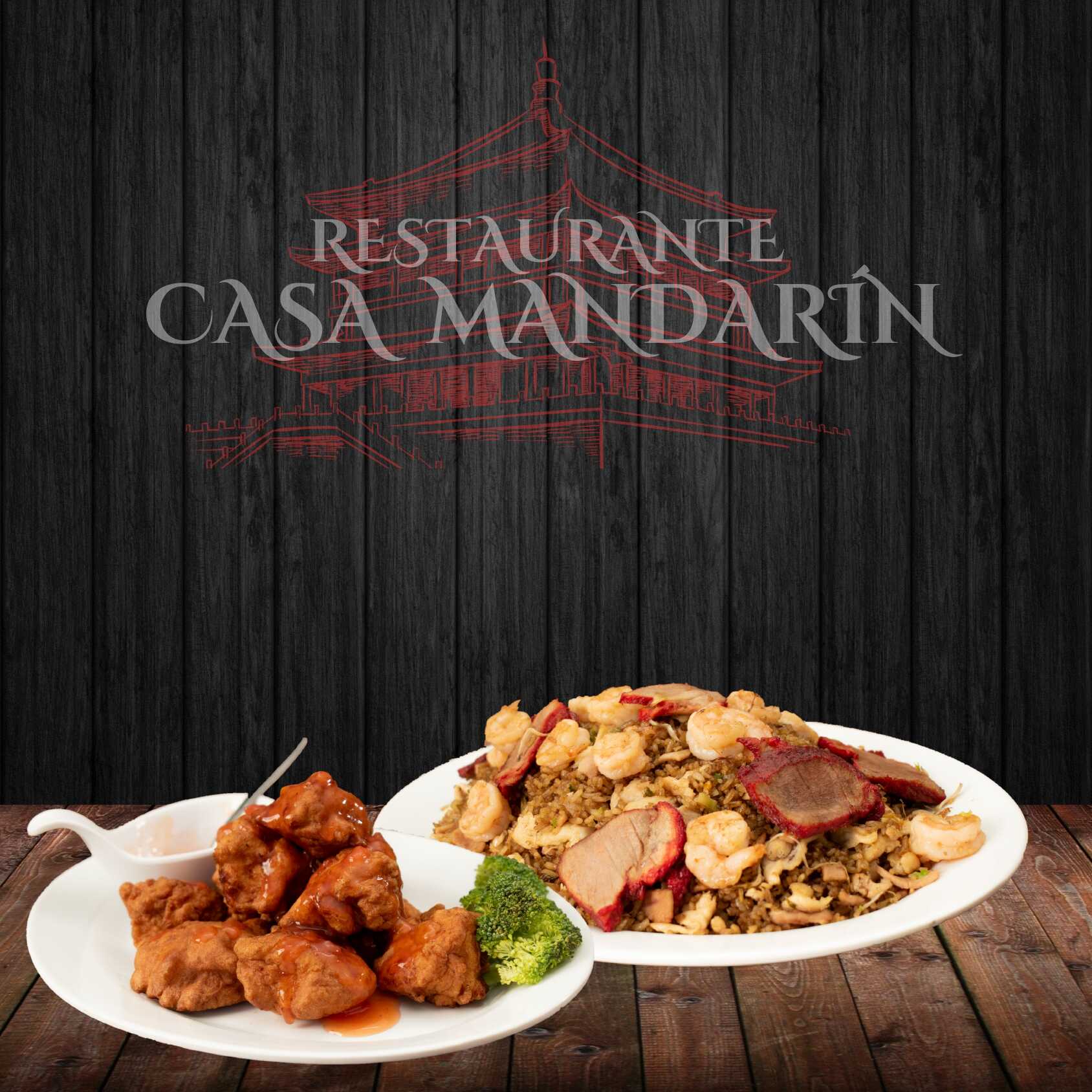 Combinado Casa Mandarín con Croquetas agridulcer