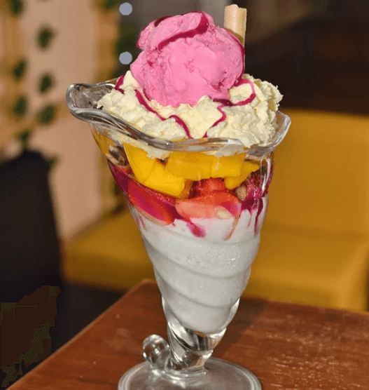 Helado Santorini