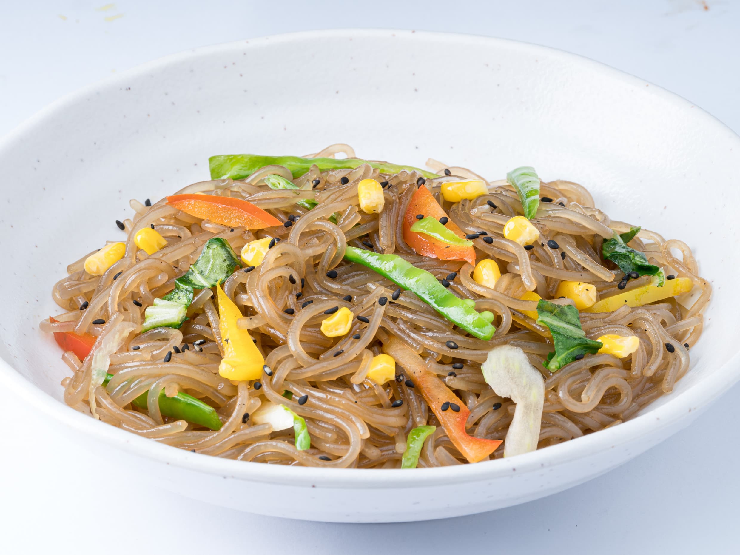 Japchae con Pollo
