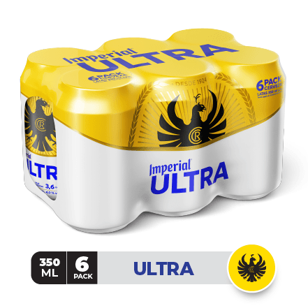Cerveza Imperial Ultra Lata 6 pack 9453