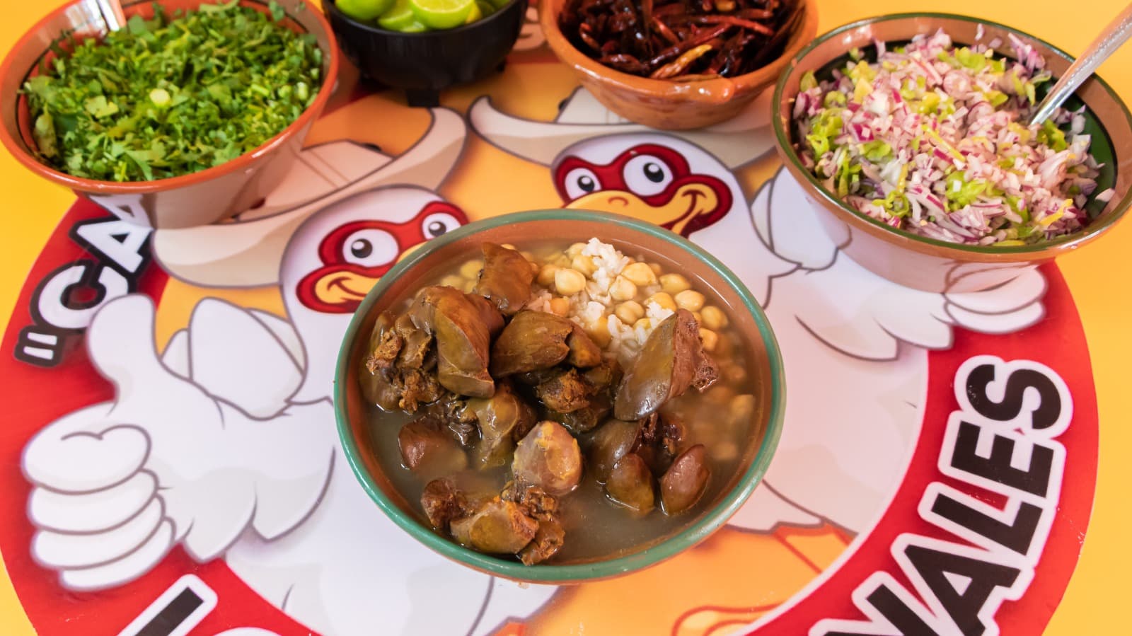 Caldo con Mollejas