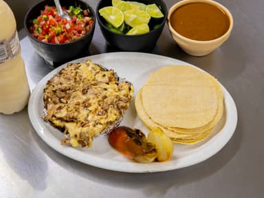 Papa con Arrachera