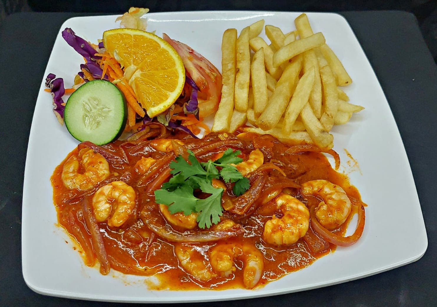 Camarones Chipotle.