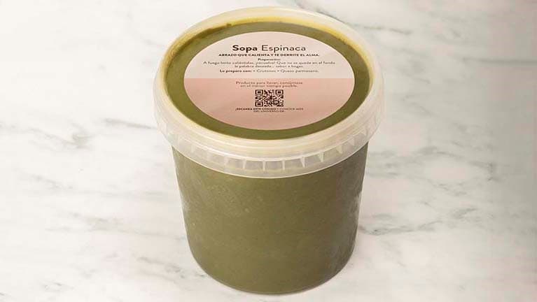 Sopa Espinaca 1lt