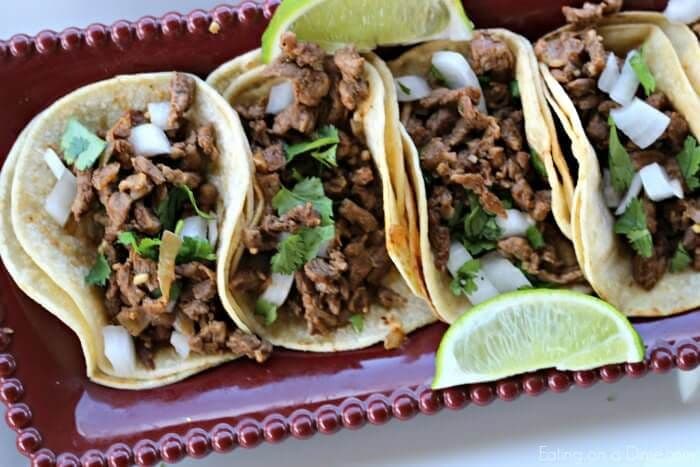 Taco de Harina de Asada