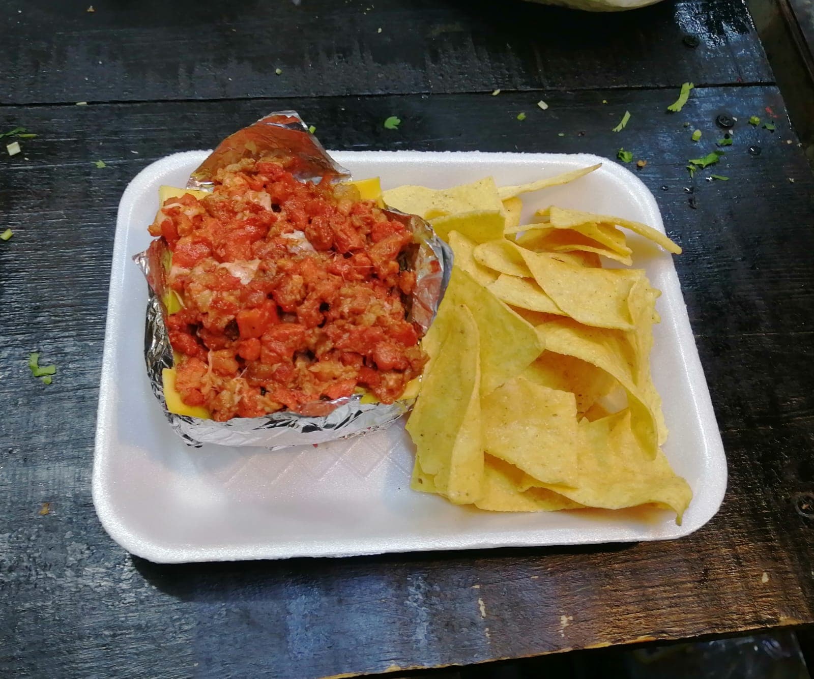 Papa Asada Mixta