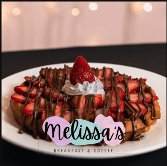 Waffle de la Casa Melissas