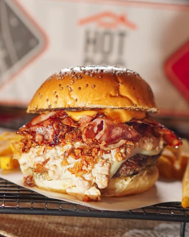 Hamburguesa Smash + Papas a la Francesa