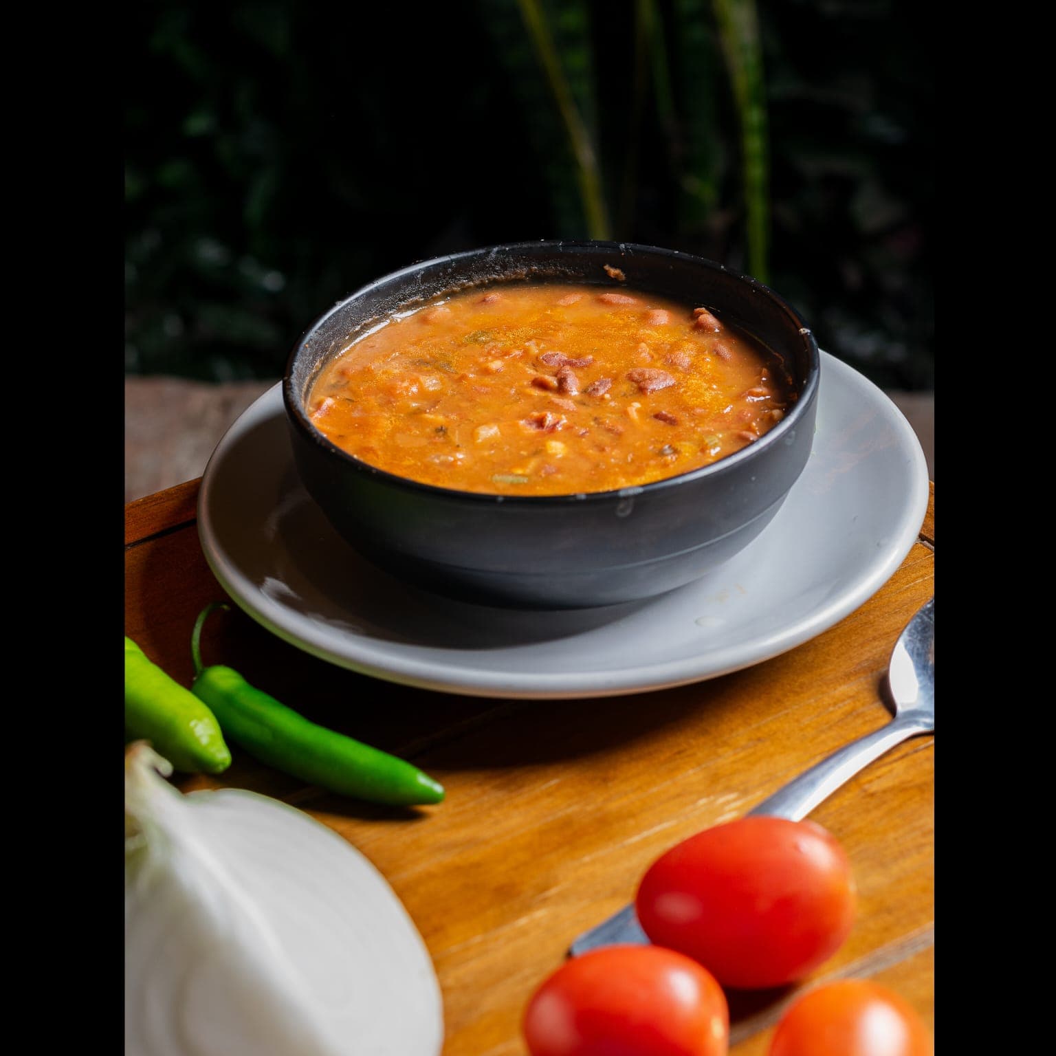 FRIJOLES CHARROS CON TOCINO