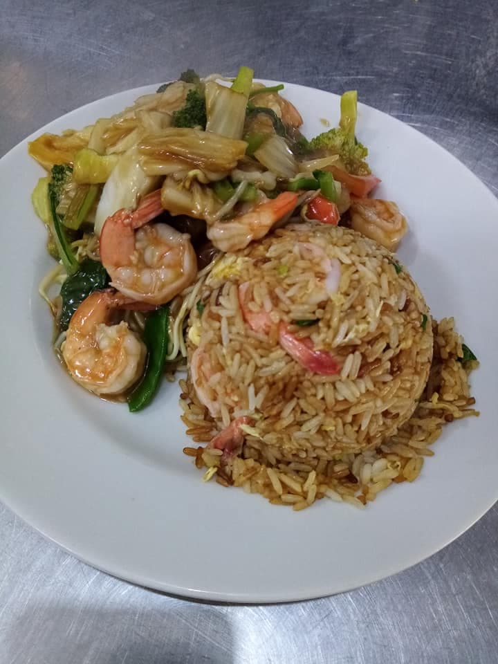 Combinado con Langostinos