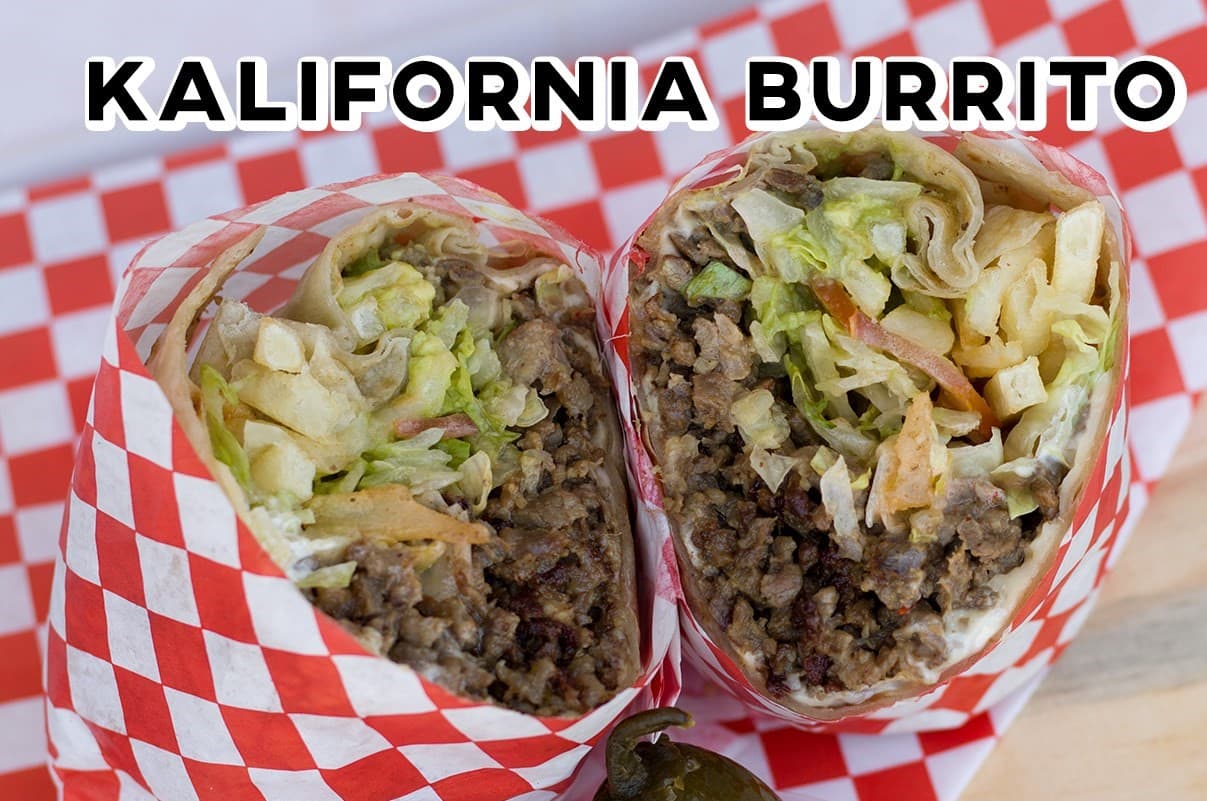 Kalifornia Burrito+Orden de Papas