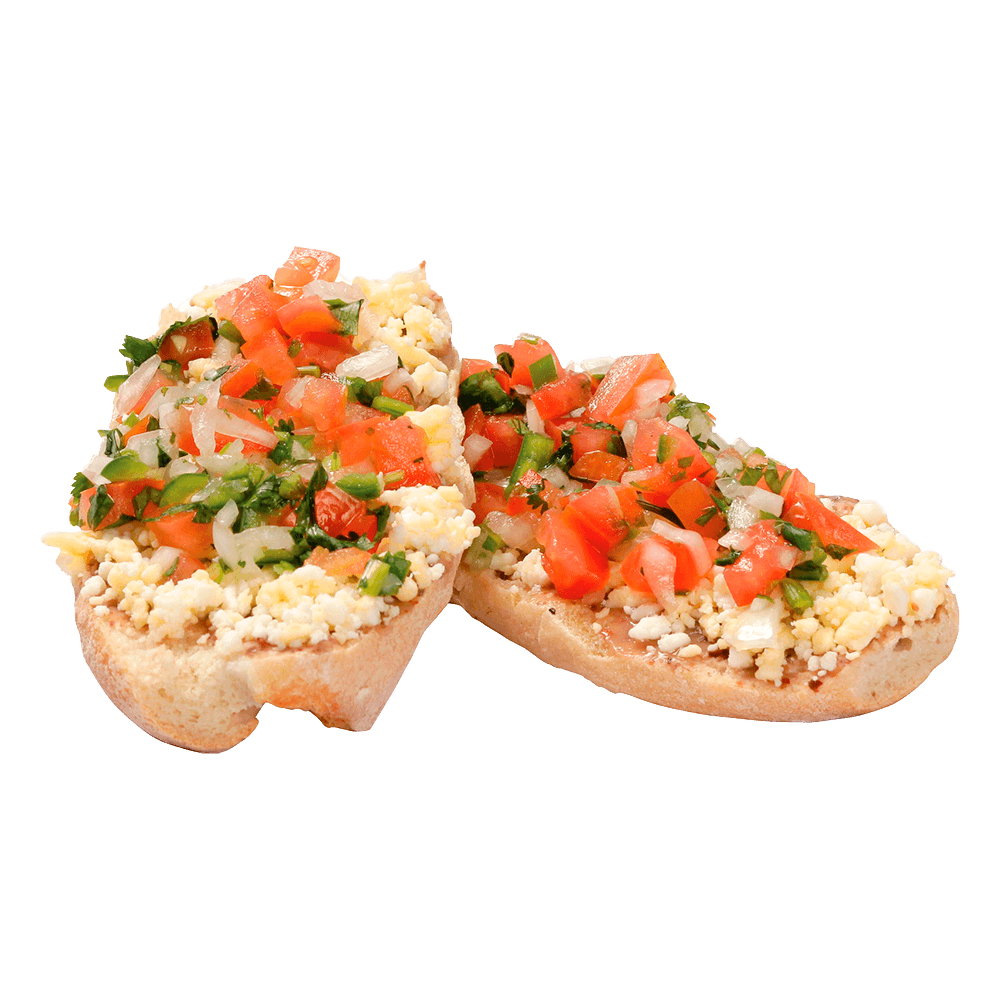 Molletes Salados