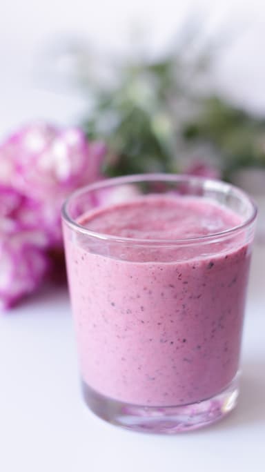 Smoothie de Mora Azul
