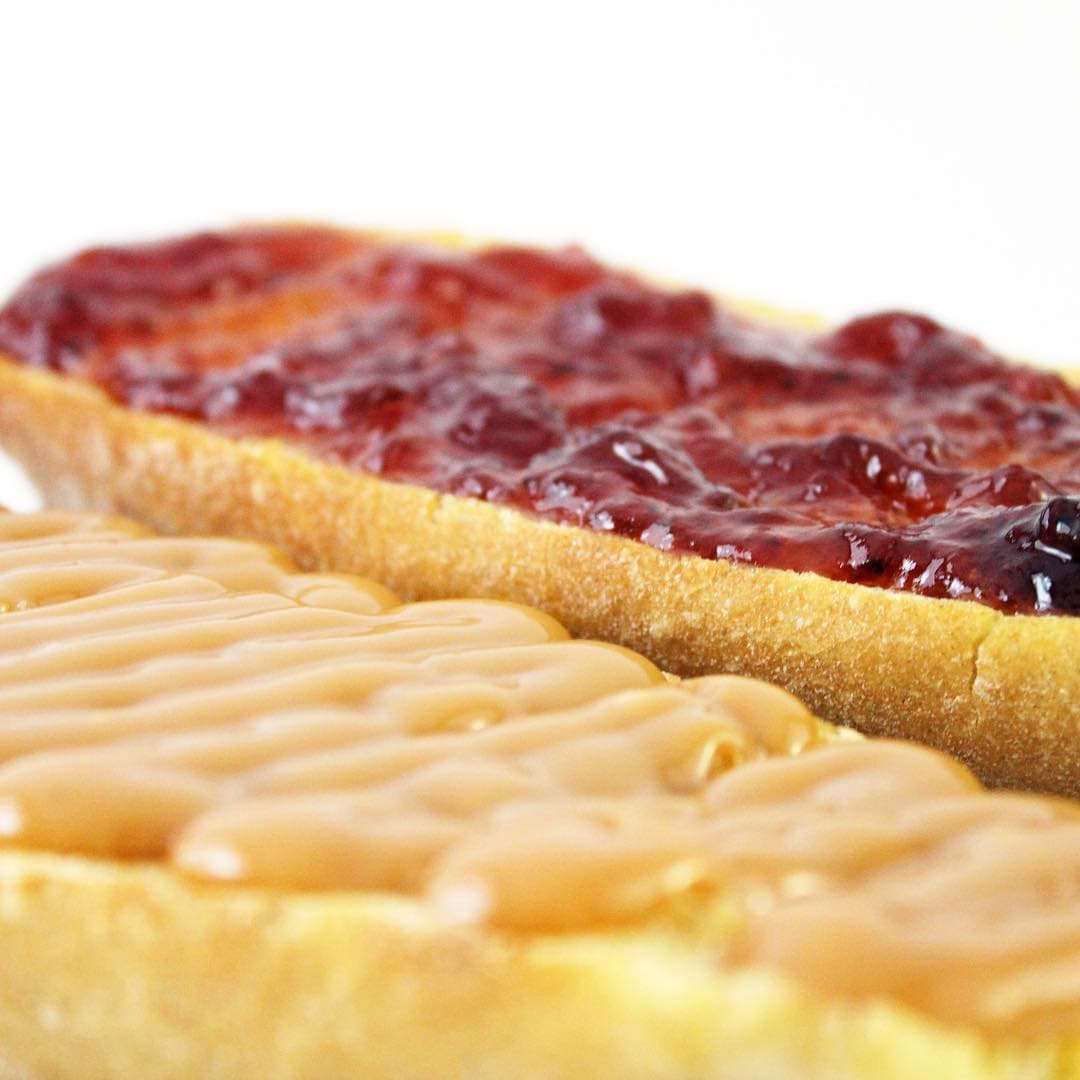 Mollete Dulce de Mermelada de Fresa