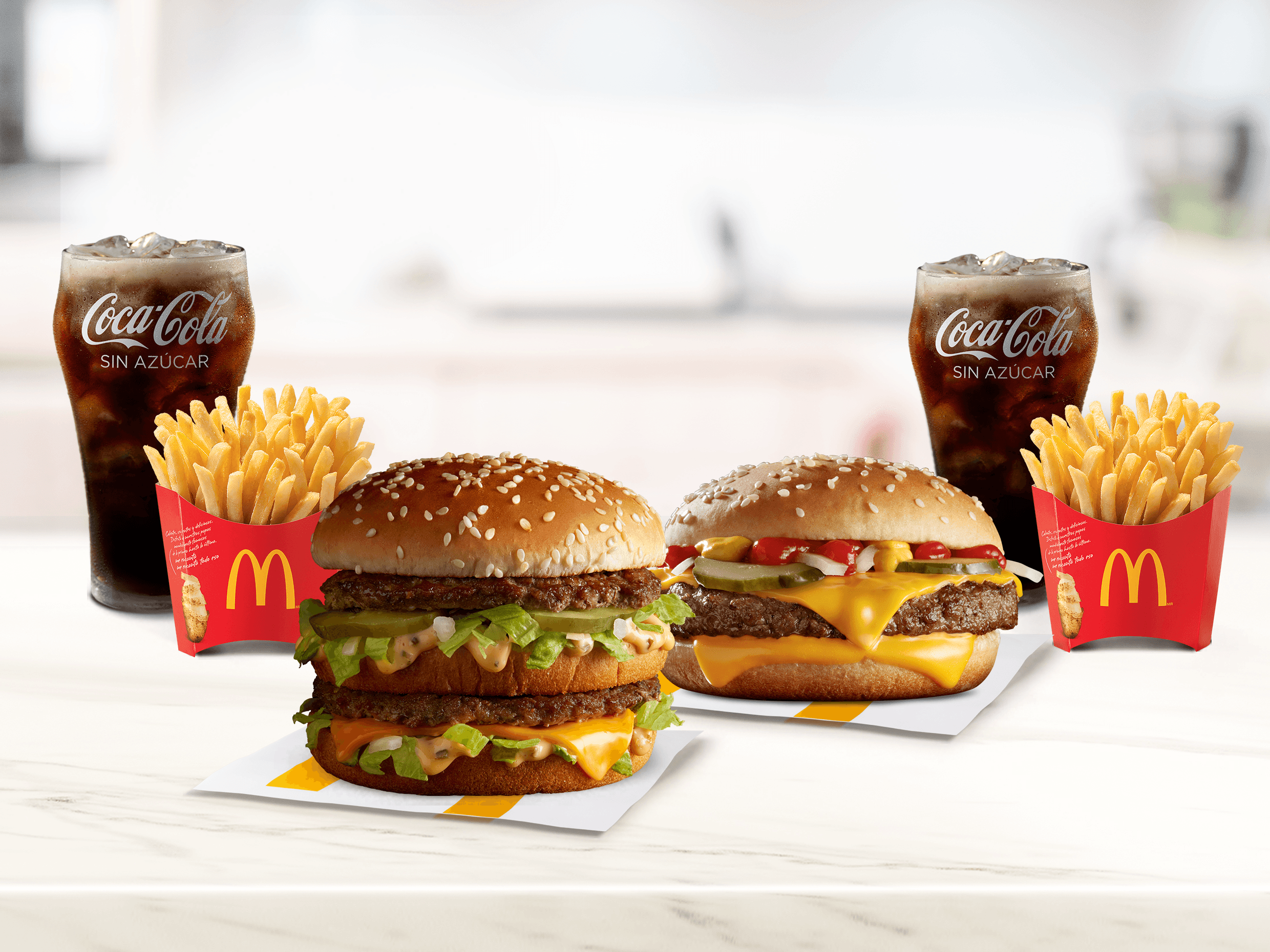 McTrío Big Mac + McTrío Cuarto de Libra