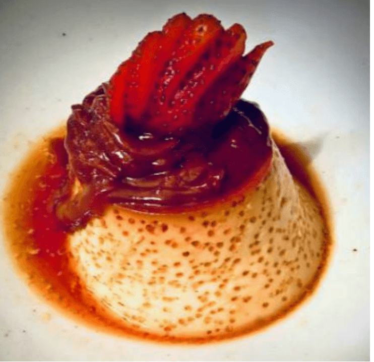 Flan con Dulce de Leche