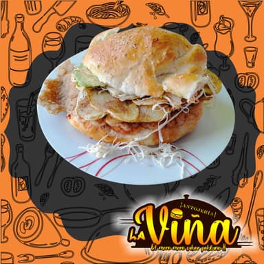 Cemita con Papas