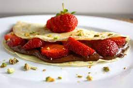 Crepa de Nutella con Fresas Naturales
