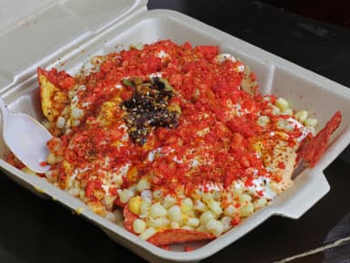 Tostielotes Morados Flaming