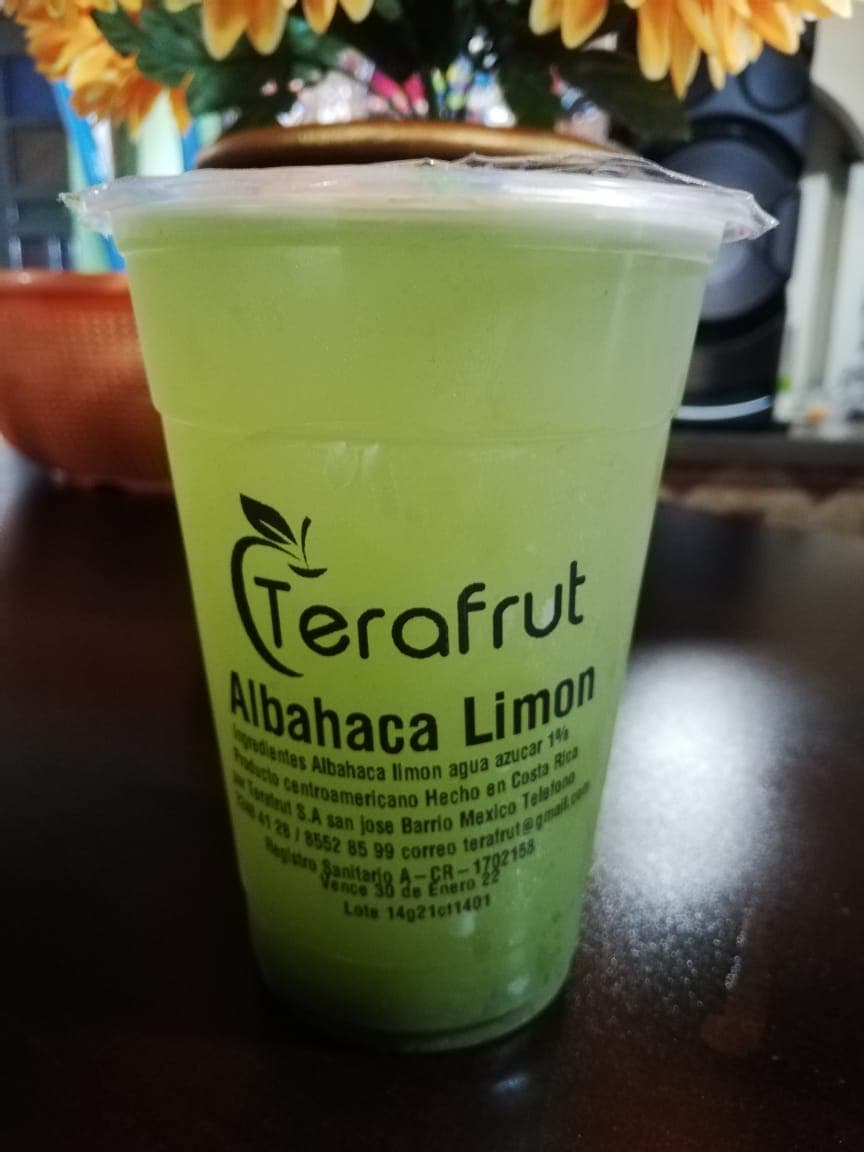 Batido de Albahaca con Limón 12 oz