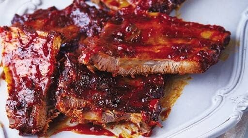 Almuerzo Corriente con Cerdo BBQ