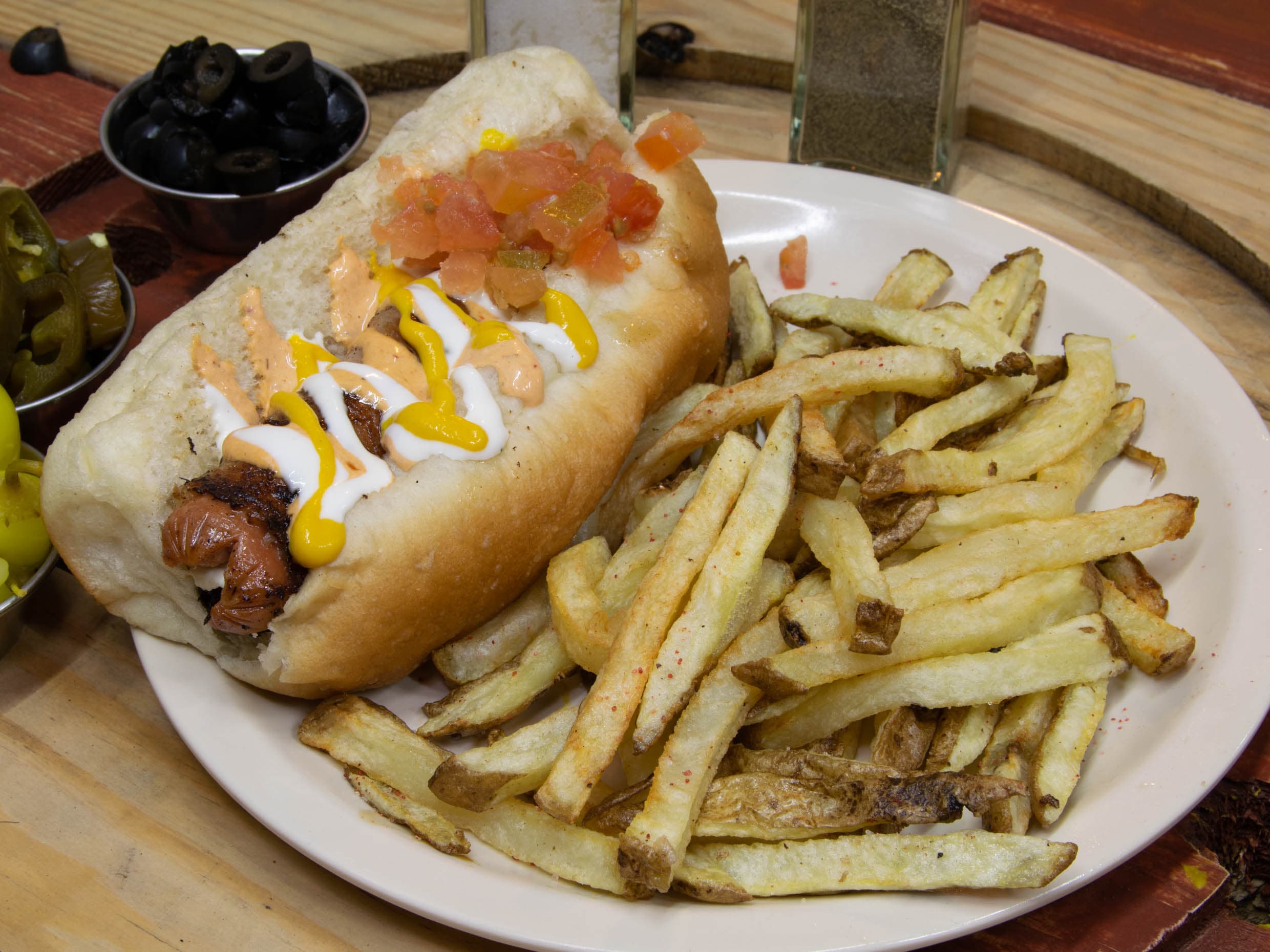 HOT DOG CON PAPAS