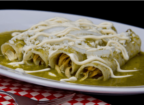 Enchiladas Verdes