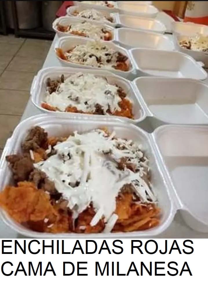 Chilaquiles Salsa Roja de Bisteck