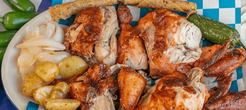 Individual - 1/4 de Pollo + Té 500 ml