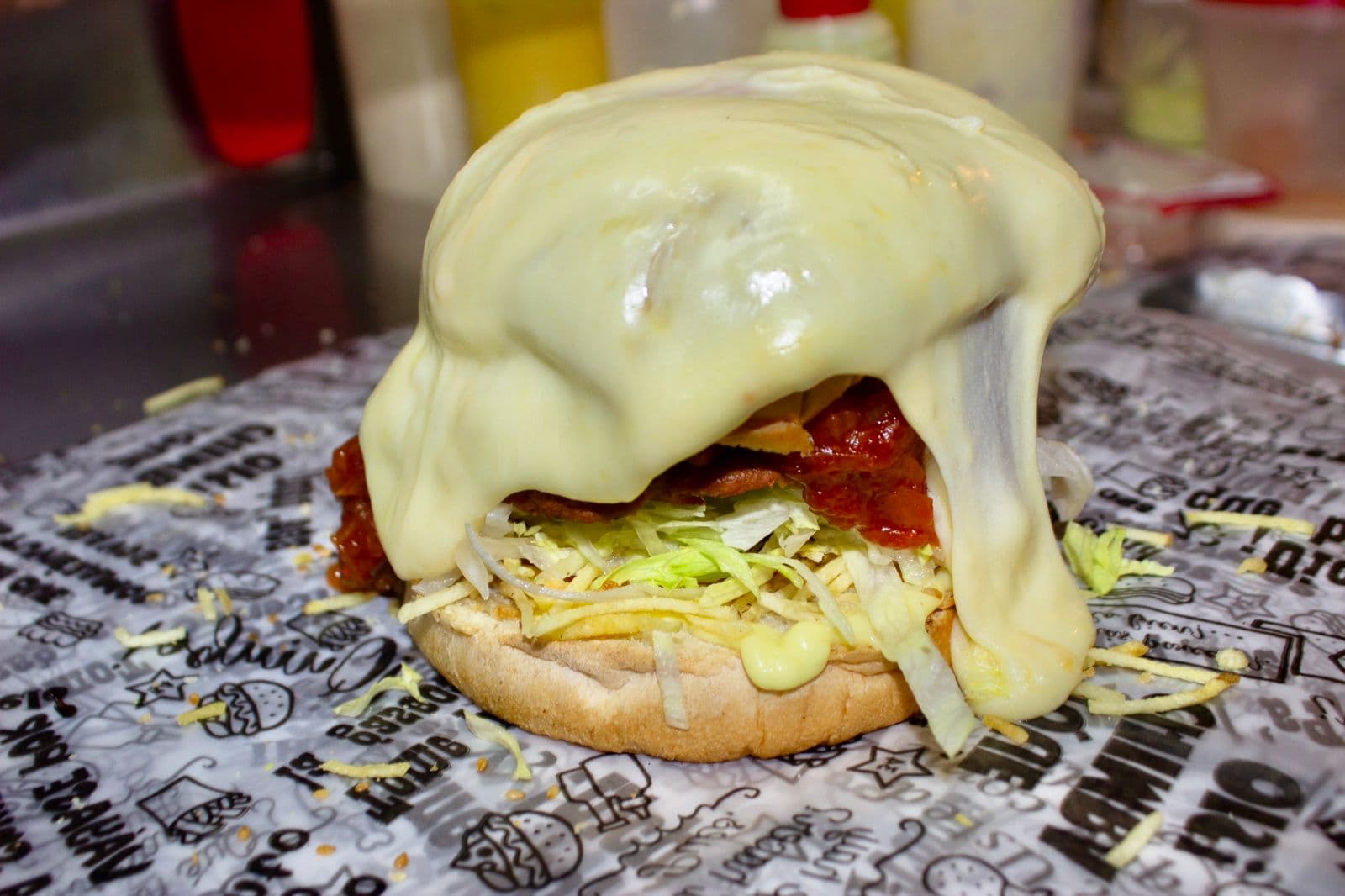 Hamburguesa con Filete de Pollo