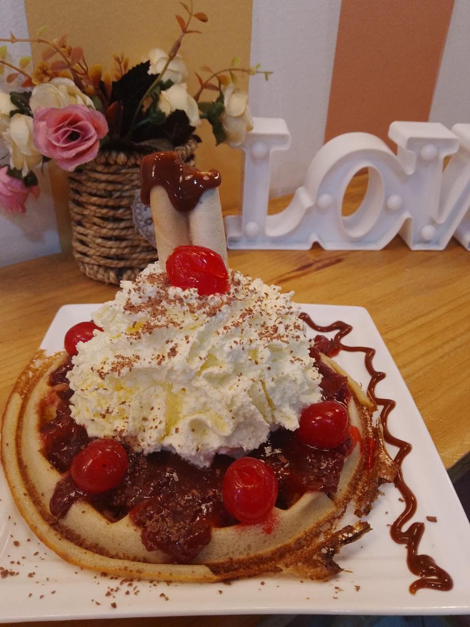 Dos Wafle Pasión Roja