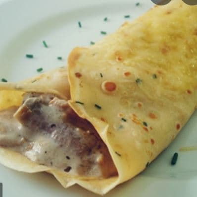 Crepes de Pollo y Champiñones