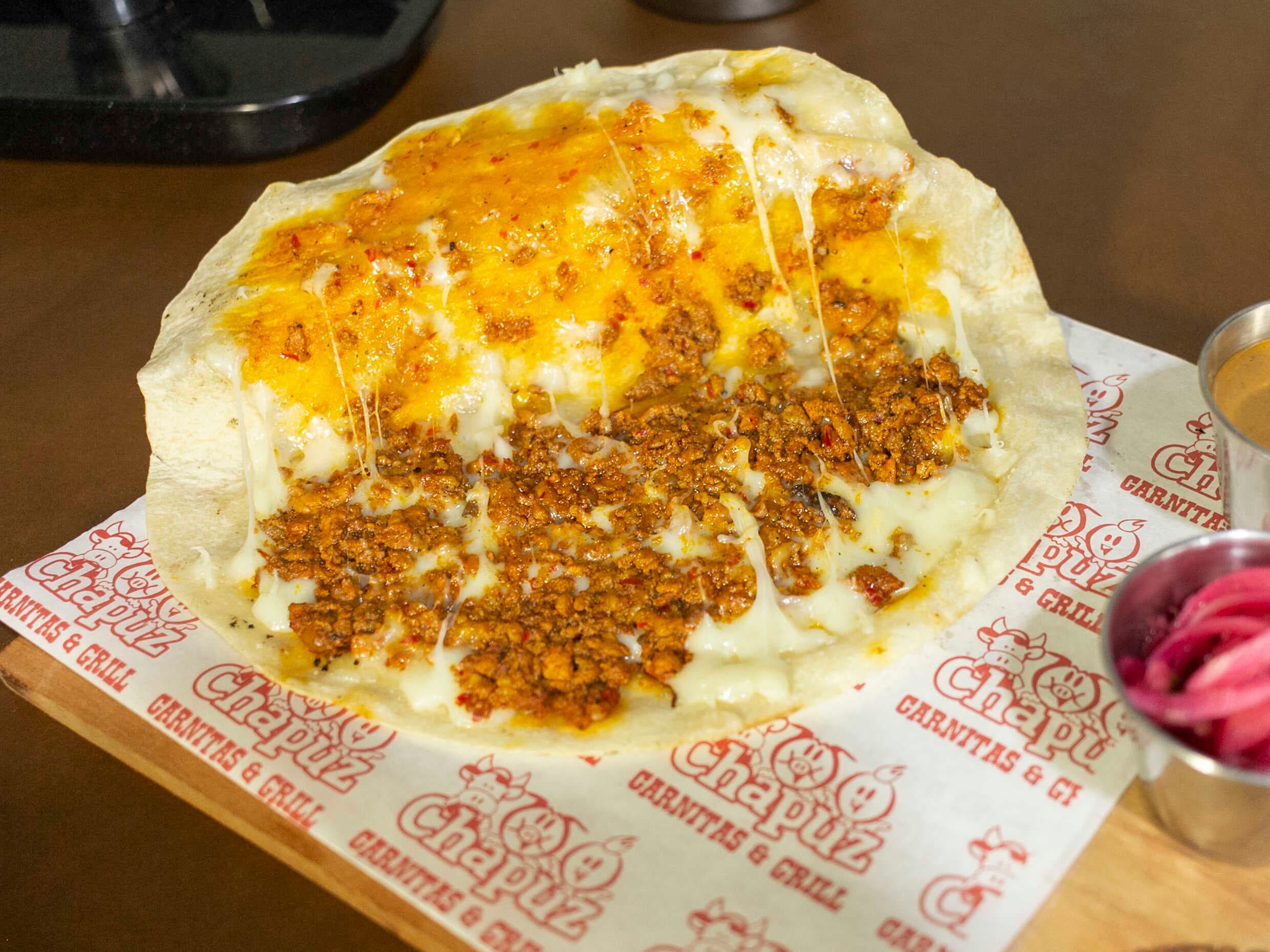 Mega quesadilla  Nopales