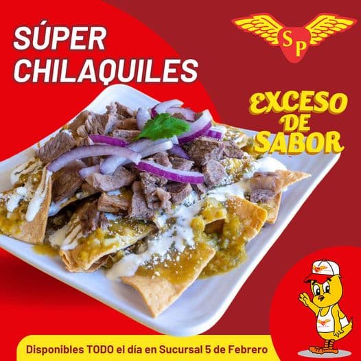 Chilaquiles con sirloin