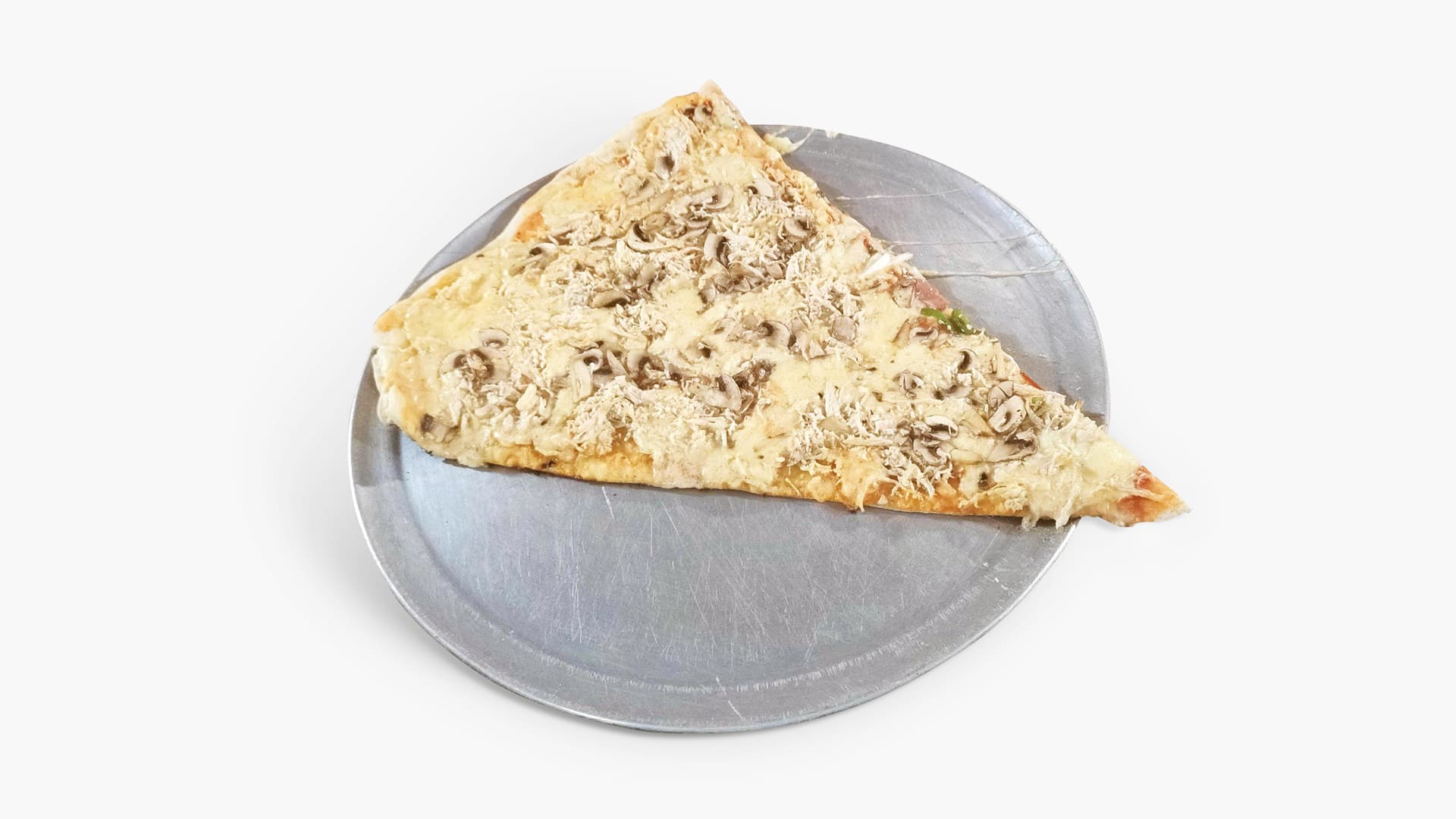 Pizza Pollo con Champiñón Porción