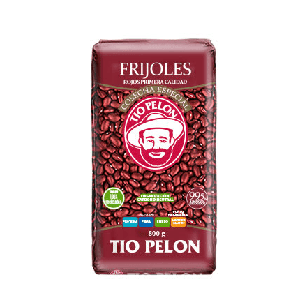 Frijoles Rojos Tío Pelón Bolsa 800 g