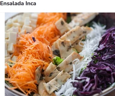 Ensalada Inca