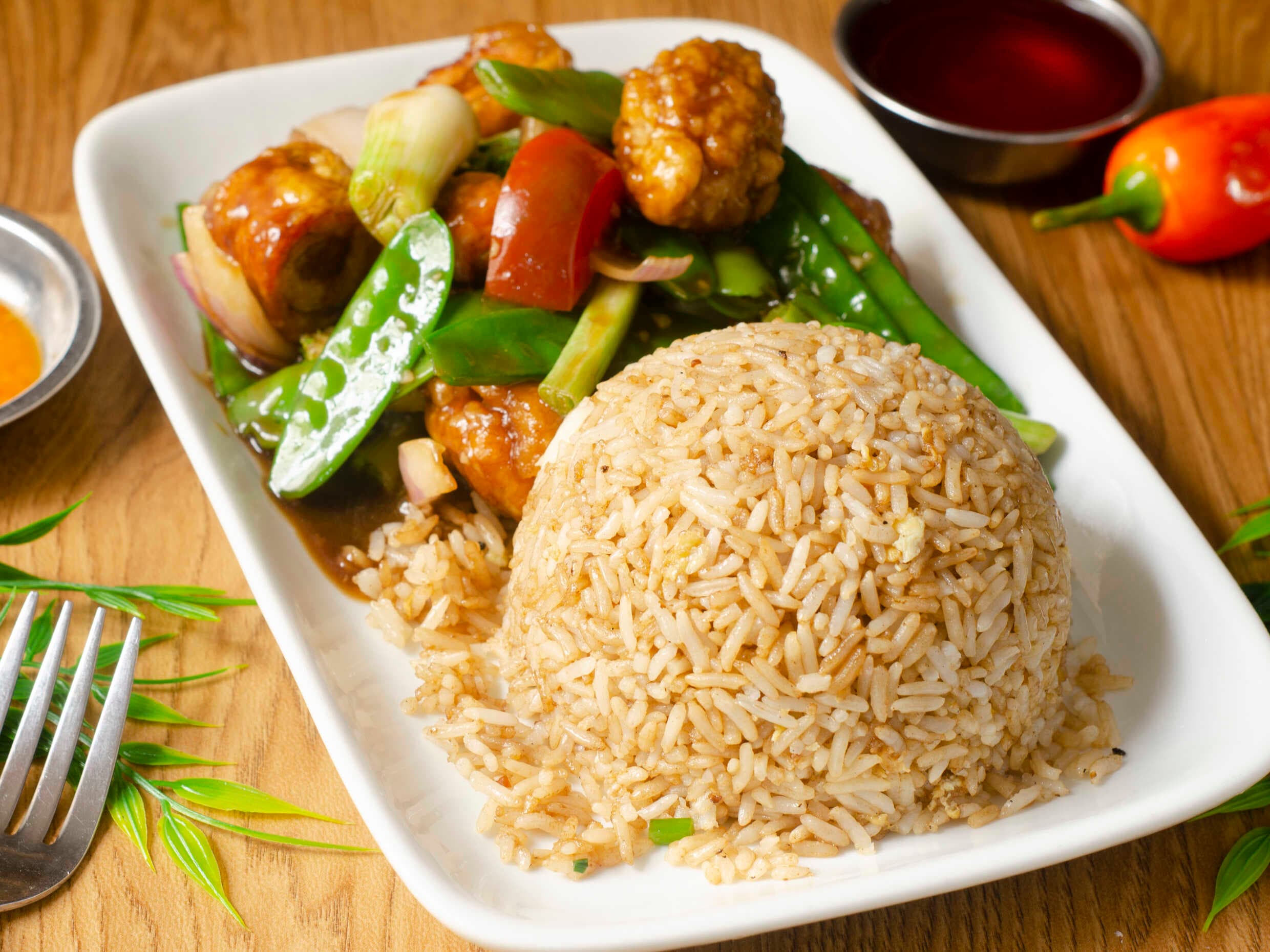 Pollo con Frijolito Chino